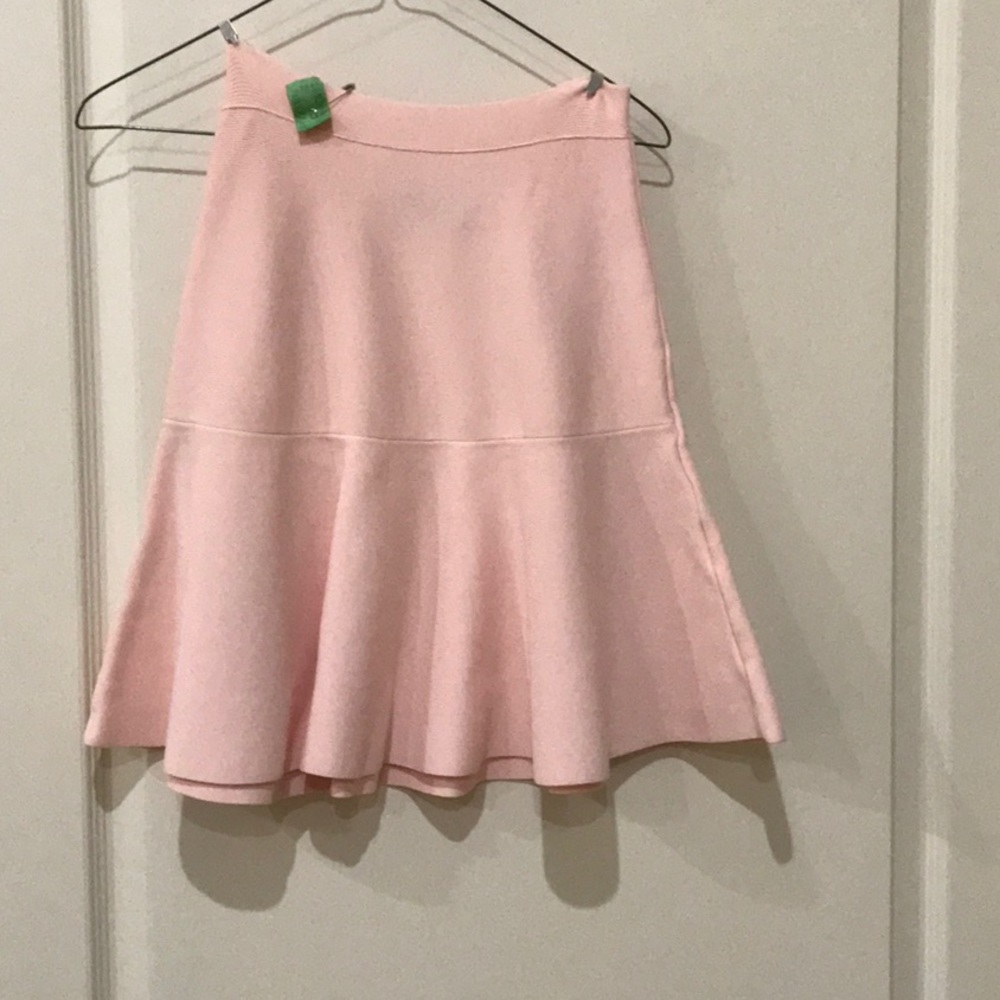 Flared mini skirt